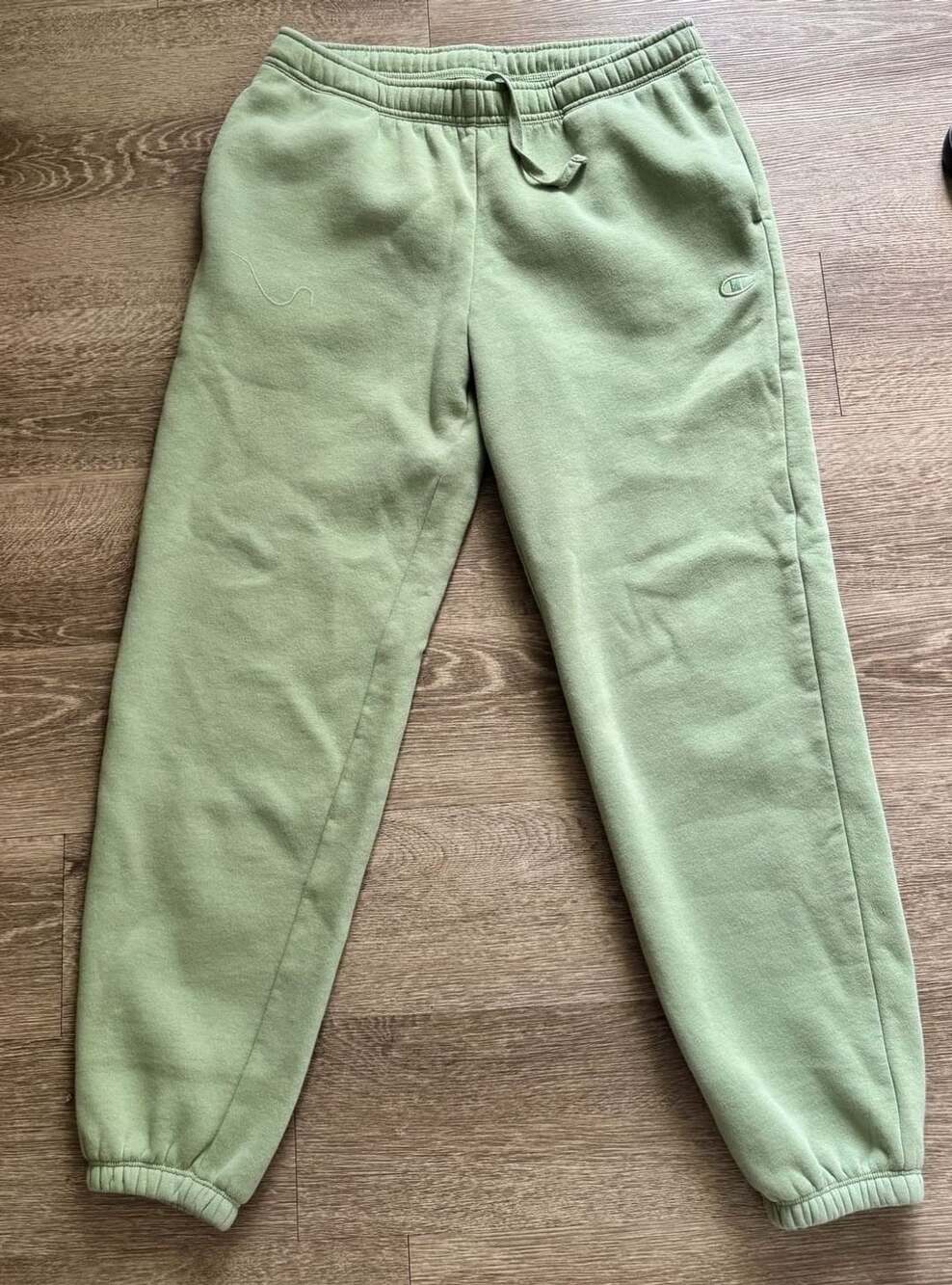 Champion Sweatpants Size M Sage Green Drawstring Joggers